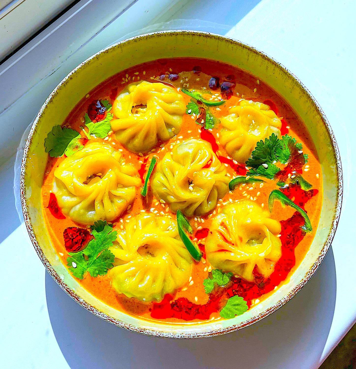 Chiken Jhol Momo